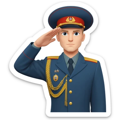 soviet militsiya sticker