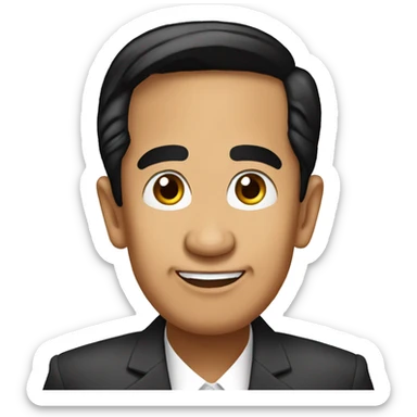 jokowi dodo president of indonesia sticker