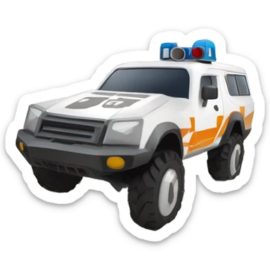 Star Wars snow patrol Vesta Guard car off-road sticker