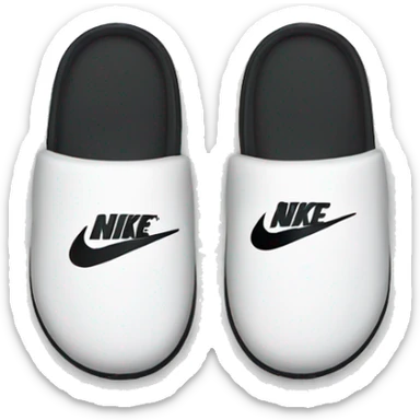 Nike slippers  sticker