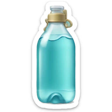Bouteille d'eau sticker