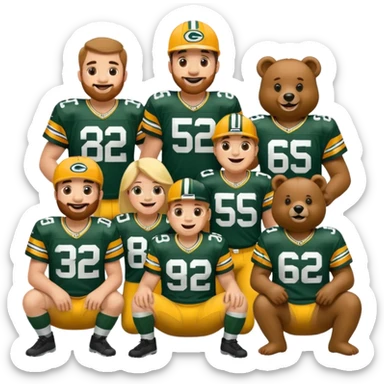 Packers poop on bears sticker