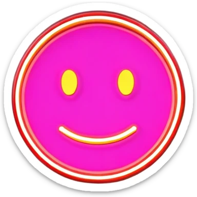 Neon signboard sticker