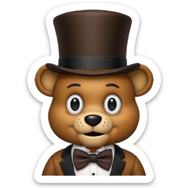 Freddy fazbear sticker