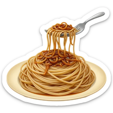 Caramelised Onion Spaguetti sticker