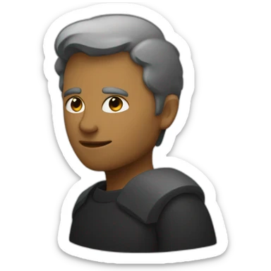 shadow in the dar sticker