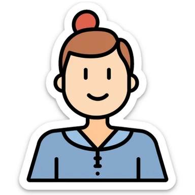 social media profile with followers count icon sticker