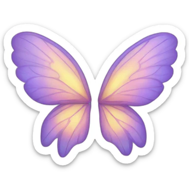 Fairy wings sticker