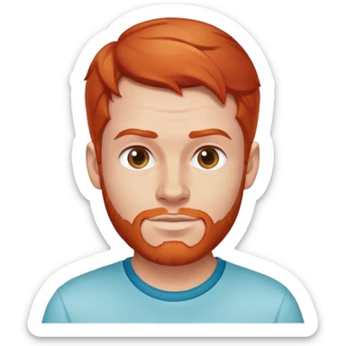 Res headed man wearing Walgreens shirt sticker