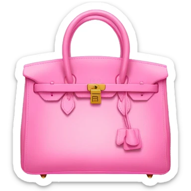 Pink birkin sticker