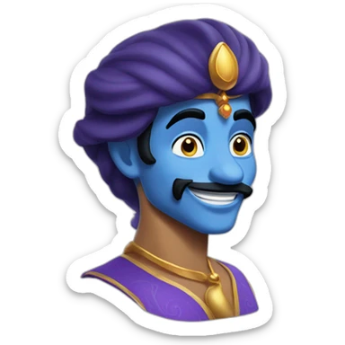 aladdin's genie sticker