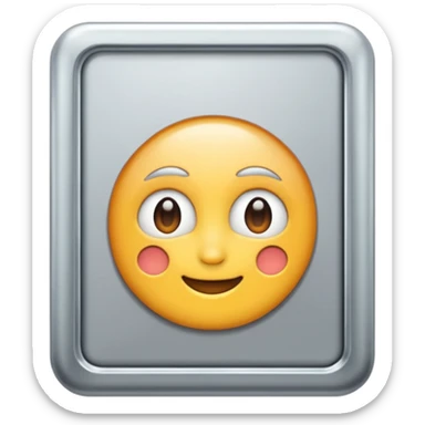 Silver frame sticker