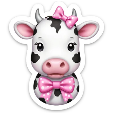 🐮🎀 sticker