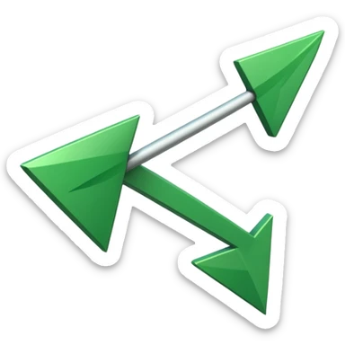 A graphics sheet in which graphic is going up titled "muscle mass" sticker