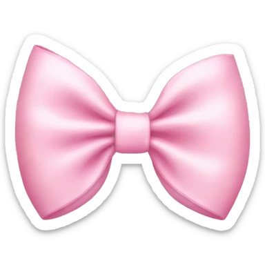 Baby pink bow  sticker