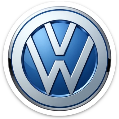 Volkswagen logo emoji sticker