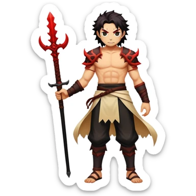 demon slayer full body  sticker