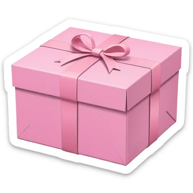 Pink packaging for accessories  sticker