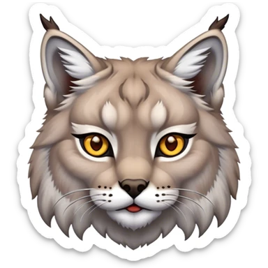 lynx, canadian sticker