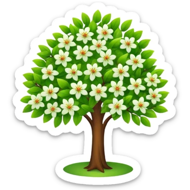 spring tree sticker