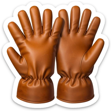 gloves gardening with dirt sticker