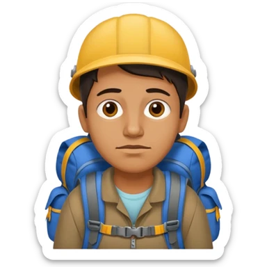 The Venezuelan migrant sticker