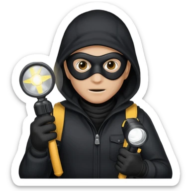 Burglar sticker