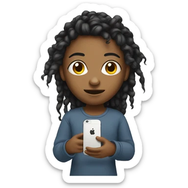 NIJA WITH IPHONE R sticker