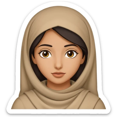 arab GIRL with niquab sticker