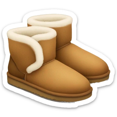 Ugg slippers sticker