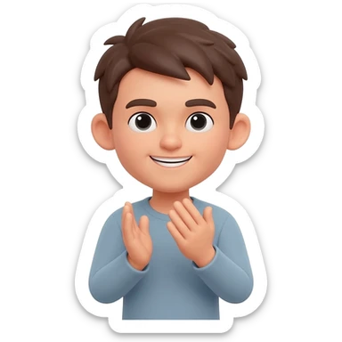 emoji clapping sticker