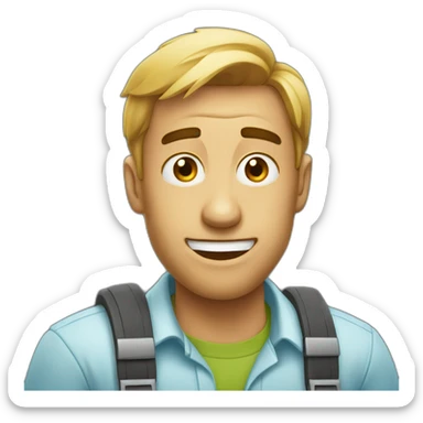 really suprised coworker sticker