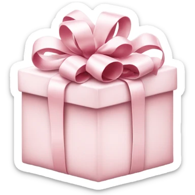 Light pink Christmas gifts under a white Christmas tree  sticker