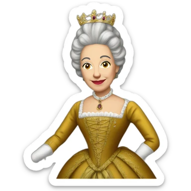 Queen Charlotte sticker