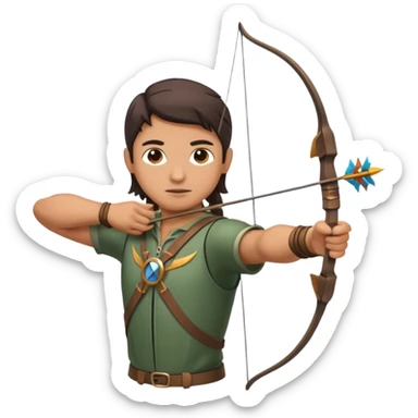 archer bow sticker