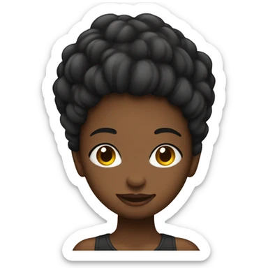 Mulher negra com bebê  sticker