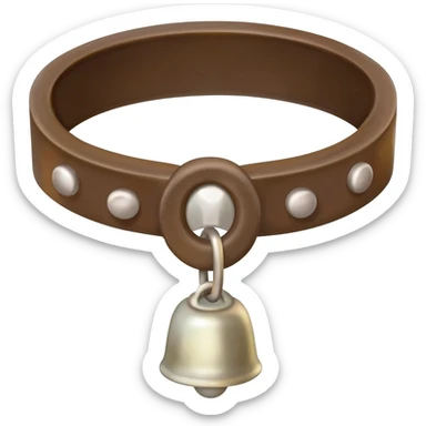 trapezoid form cowbell collar sticker