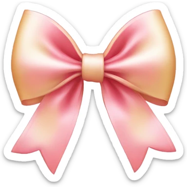 coquette bow sticker