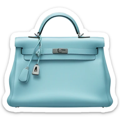 Light blue Hermes Kelly bag  sticker