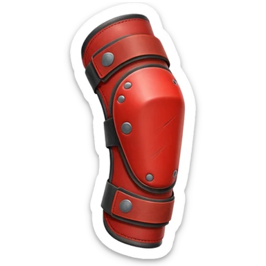elbow guard red sticker