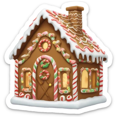 Gingerbread house  sticker