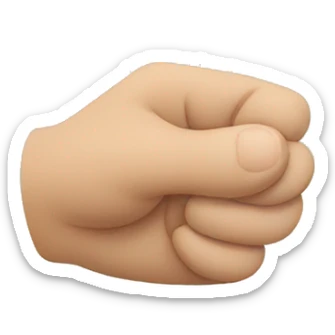 Using finger to lift someone’s chin causing them to look up at you sticker