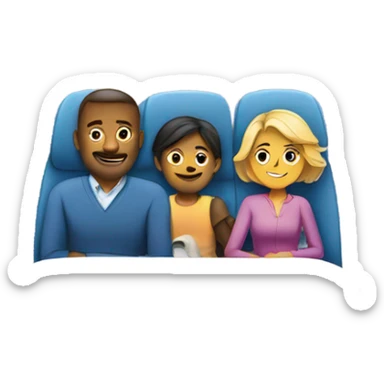 Parents on a plane sticker