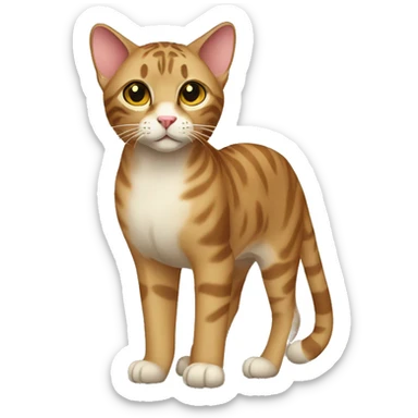 Serengeti Cat Full Body sticker