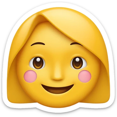 Make it a sideways facing emoji also 2d sticker