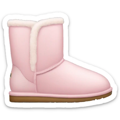 light pink uggs sticker
