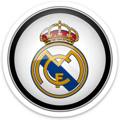 Real Madrid logo sticker