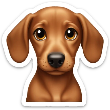 Daschund puppy  sticker