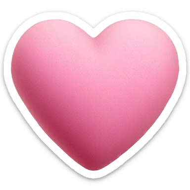 Bath bomb in the shape of heart sticker
