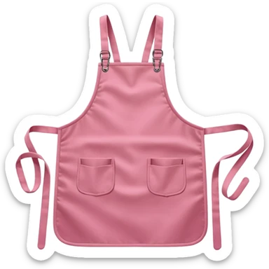 pink apron sticker